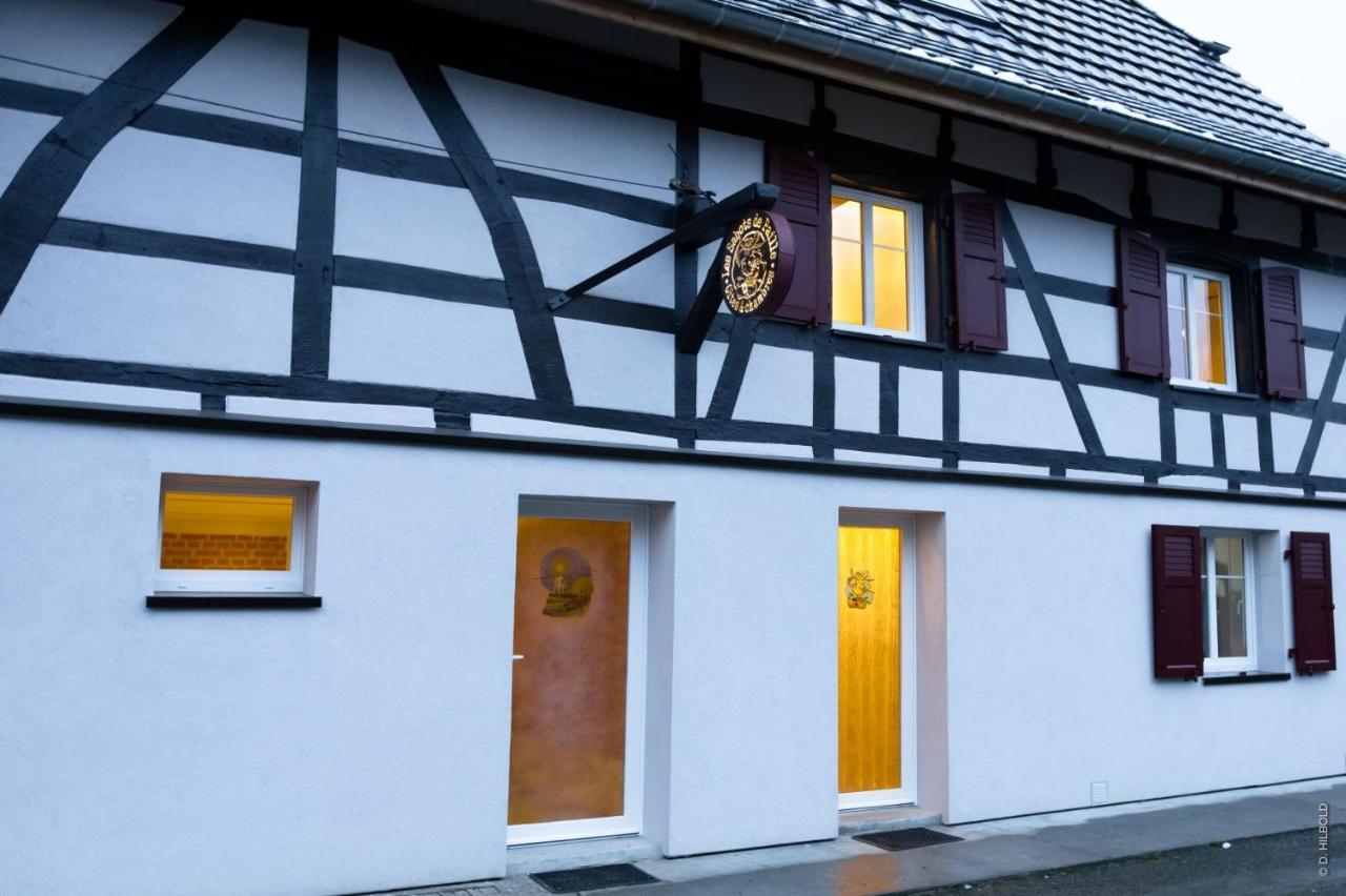 Gite Les Sabots De Paille, Alsace Haut-Rhin Ballesdorf Экстерьер фото
