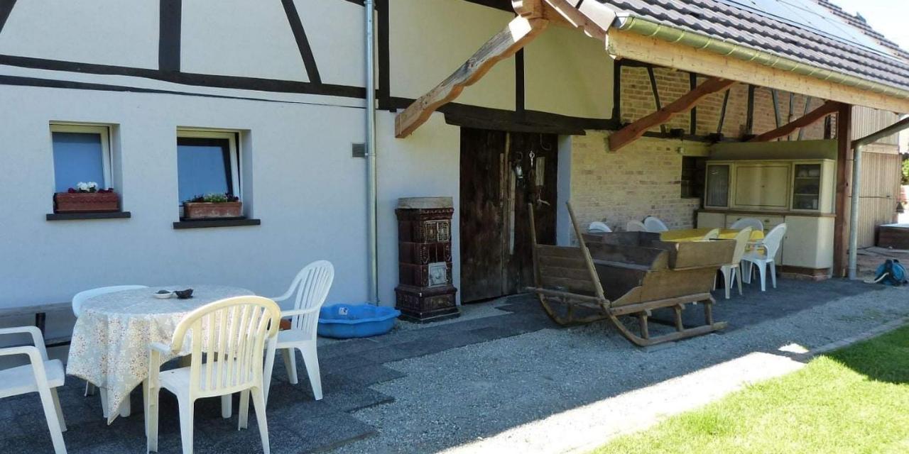Gite Les Sabots De Paille, Alsace Haut-Rhin Ballesdorf Экстерьер фото